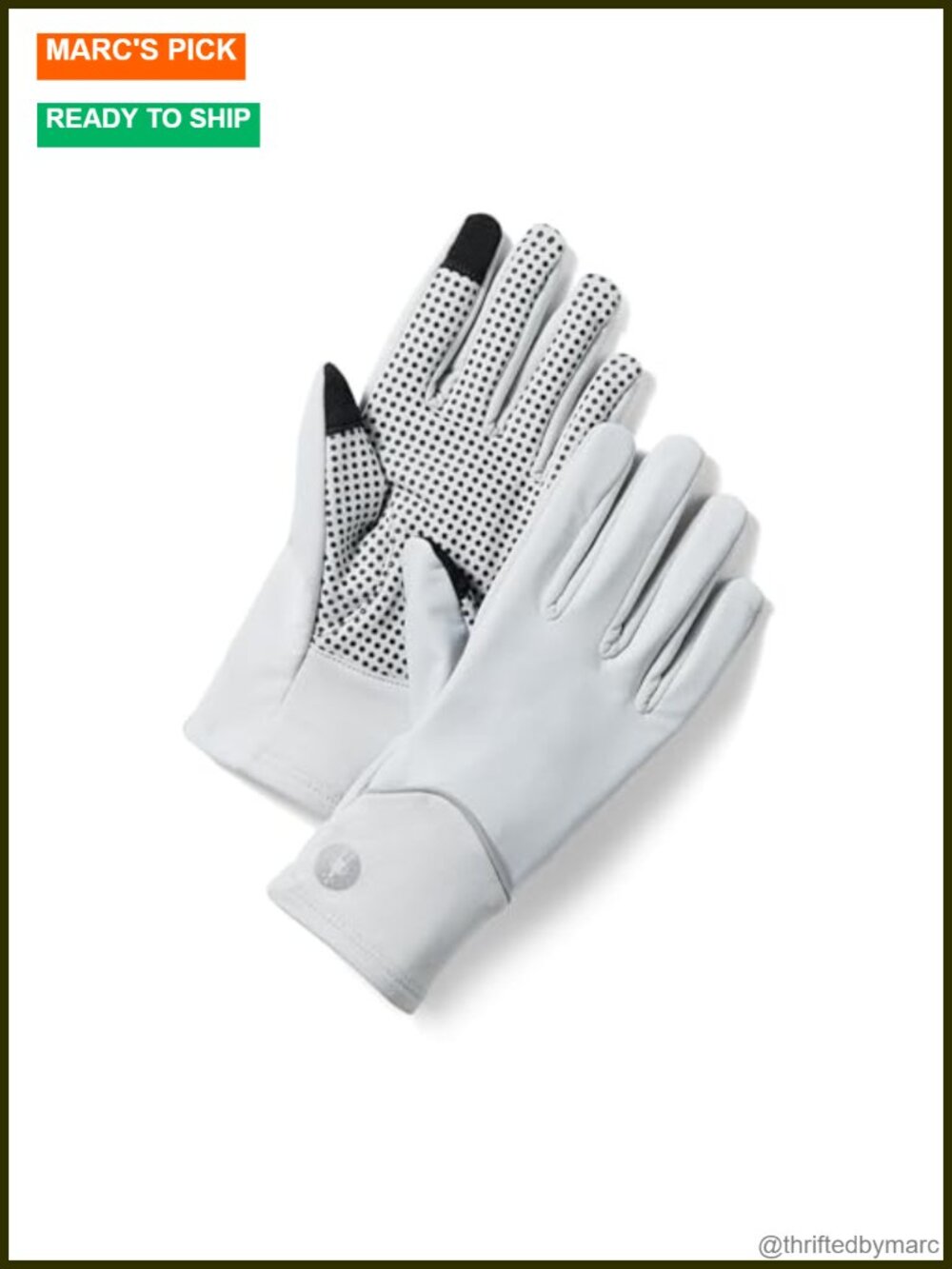 Unisex Active Fleece Wind Gloves โ Merino Wool, Touchscreen, Hiking - Picture 1 of 1